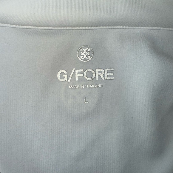 G/Fore Men’s Daytona Color Block Men's Golf Quarter Zip White Like New Large - Picture 8 of 11